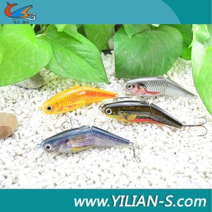 4 pulgadas 2 sección pesca articulado señuelos señuelo manivela Bait curricán hacer frente a los ganchos - Product Image 3