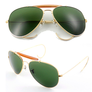 Gafas de Sol de Piloto Estilo Militar, Lentes de Aviación Metálicas para Hombre y Mujer, <span class=keywords><strong>2023</strong></span> - Product Image 2