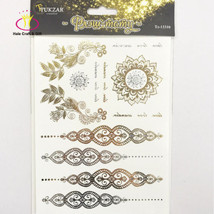 Perlengkapan Kertas Berkualitas Tinggi Stiker Tato Temporer Tubuh Dewasa 3D Wanita Seksi dengan Glitter - Product Image 5
