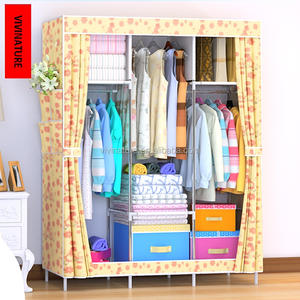 เฟอร์นิเจอร์โลหะไม่ทอชั้นวางตู้เสื้อผ้าพับ - Product Image 4