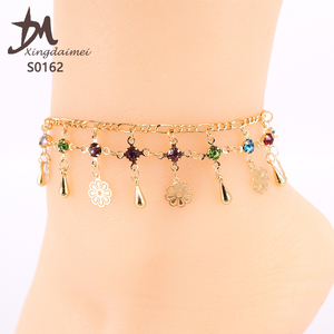 S0162 नवीनतम नवीनतम गर्म बेच रंगीन हीरा पायल - Product Image 2