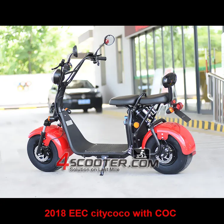 2018 EEC APPROVED with COC citycoco 1500w fat tire electric scooter citycoco electric bike