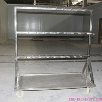 Carro <span class=keywords><strong>de</strong></span> Transporte <span class=keywords><strong>de</strong></span> Vísceras para Equipos <span class=keywords><strong>de</strong></span> Matadero <span class=keywords><strong>de</strong></span> Vacas para Línea <span class=keywords><strong>de</strong></span> Sacrificio <span class=keywords><strong>de</strong></span> Ganado - Product Image 3