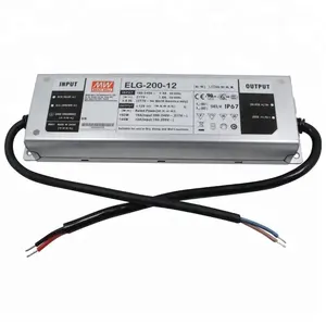 Ortalama kuyu ELG-200-48A 48 Volt IP65 48 V 200 Watt LED sürücü için LED defne ışık