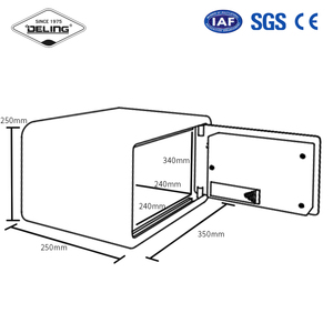 New 25ZT Wholesale 0.5 Second Quick Unlock Digital Fingerprint <strong>Safe</strong> <strong>Locker</strong> - Product Image 6