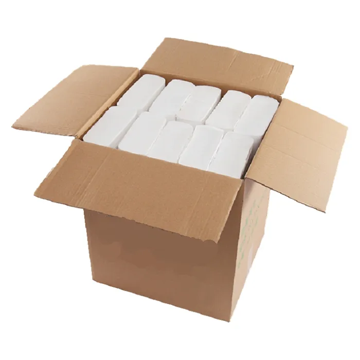 Case van 12 Packs 200 Handdoeken per Pack Wit Multifold Papieren Handdoek