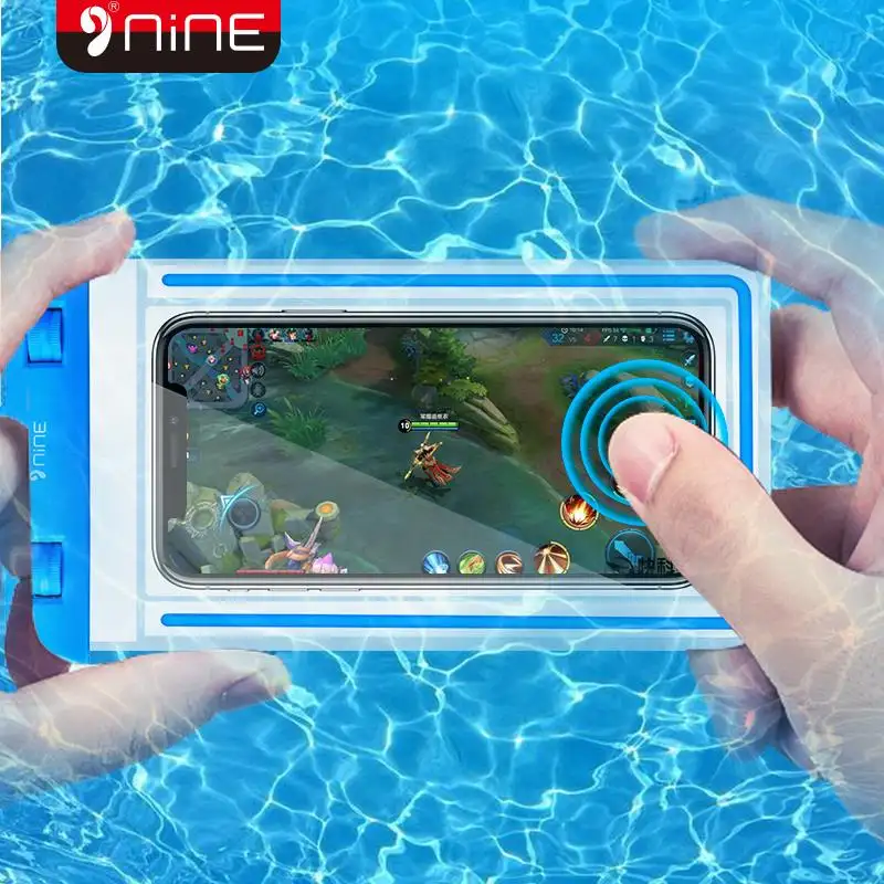 Universal IP68 Waterproof Phone Bag Water Resistant Swimming Phone Case For Iphone/Samsung/Motorola/Xiaomi