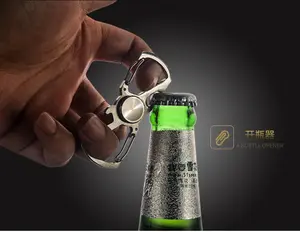 Promotion New Style multifunktion ale Zappel Spinner Schlüssel anhänger Spinner mit Flaschen öffner