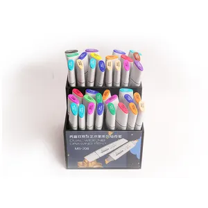 Überlegenes neues Produkt auf Alkohol basis Doppelkopf breite Feder aus Japan Zeichnung Marker Pen Touch Soft Head