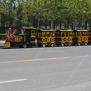 Vui Vẻ Điện Shopping Mall Park Công Viên Giải Trí Giá Rẻ Trackless Tàu Du Lịch - Product Image 4