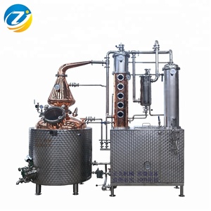 Venta directa de fábrica de acero inoxidable cobre rojo destilador de alcohol para vodka <span class=keywords><strong>gin</strong></span> - Product Image 1