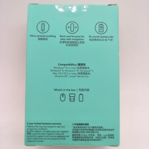 Ratón inalámbrico óptico <span class=keywords><strong>Logitech</strong></span> M325 1000DPI Diseño ergonómico Estilo RGB Gaming <span class=keywords><strong>Office</strong></span> Uso de escritorio Diestro Negro ABS - Product Image 3