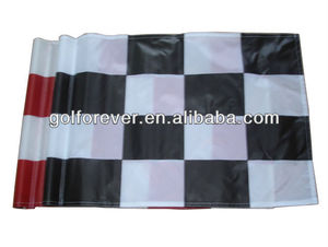 <span class=keywords><strong>Bandiera</strong></span> <span class=keywords><strong>a</strong></span> <span class=keywords><strong>scacchi</strong></span> spogliato di golf di colore per il torneo - Product Image 3