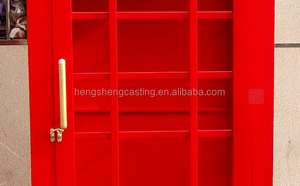 Botou Hengsheng 2015 con recubrimiento de polvo rojo de metal de acero antiguo <span class=keywords><strong>londres</strong></span> cabina de teléfono - Product Image 3