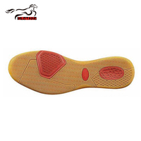 Semelles de chaussures de football Mustang Wholesale, nouveau design, caoutchouc/TPR