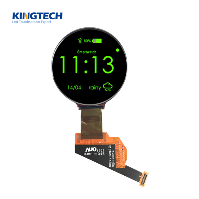 Kingtech OEM/ODM Custom Flexible Transparent Super1.39" Round Amoled/oled OLED Display LCD Modules