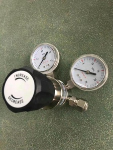 Dubbele Meters Cga330 Drukregelaar Voor Helium So2 <span class=keywords><strong>Co2</strong></span> Gas Met 100m 3/H Stroombereik - Product Image 2