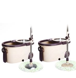 두 걸레 리필 걸레 헤드와 분리형 바구니 쉬운 스핀 이동 걸레 - Product Image 5