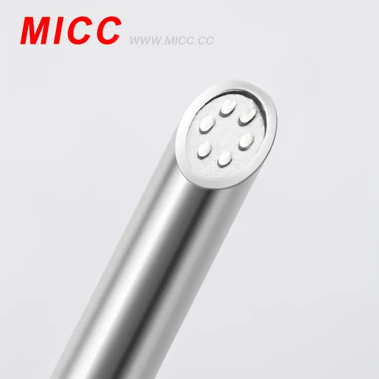 MICC Class I Simplex MineralฉนวนSs446 Sheath MI Cable 99.6% ความบริสุทธิ์สูงMGO