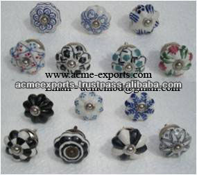 Pomos de cerámica de la India para armarios y pomos de cerámica para puertas, fabricante - Product Image 2