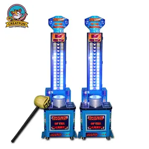 Lottery ticket arcade coin operated game machine king of the hammer