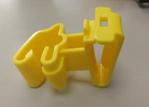 <span class=keywords><strong>Isolateur</strong></span> de poteau en T pour clôture électrique pour ruban poly de 40 mm avec inhibiteur jaune - Product Image 3
