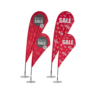 Drapeau de plage Drapeau de plume Drapeau de larme - Product Image 4