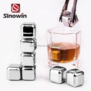 8 Unid set vino whisky del acero inoxidable cubo de hielo creativa vino con clip cerveza hielo más fresco Café Bar herramienta - Product Image 1