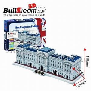 Buckingham Palace 3D bricolage papier Jigsaw Puzzle modèle Kit d'artisanat éducatif pour enfants et adultes amusant jeu <span class=keywords><strong>de</strong></span> construction <span class=keywords><strong>de</strong></span> Londres - Product Image 6