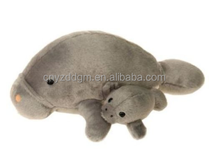 Peluche de Manatí con Cría, Juguete de Peluche Personalizado, Muñeco de Vaca Marina Gris - Product Image 6