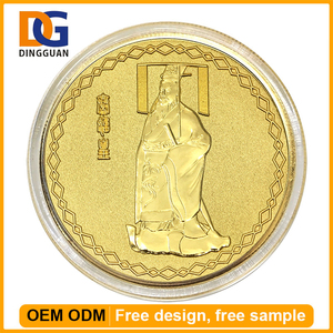 Zink-legierung Stamping Gravierten Custom Design Metall Souvenir Spiel Förderung Münze - Product Image 6