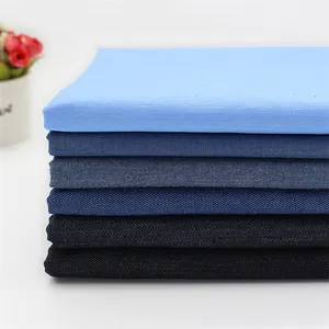 Raw blend denim and jeans fabric stocklot yehua textile cheap in stock anti static uv shrink resistant stocklot big quantity stocklot