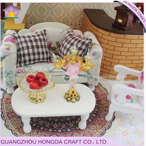 Casa de Muñecas <span class=keywords><strong>en</strong></span> Miniatura con Diseño Nuevo, Iluminación y Muebles, Hecha a Mano con Luz y Herramientas, Manualidades de <span class=keywords><strong>Madera</strong></span> de Balsa - Product Image 5