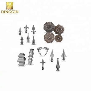 Hoa Hồng Thép Đúc/Hoa Và Lá Thủ Công Bằng Sắt Rèn - Product Image 1