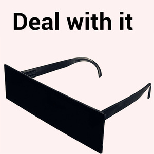 Lunettes Deal with It Lady <span class=keywords><strong>Gaga</strong></span> pour femmes et hommes, lunettes de soleil pour soirée, lunettes de soleil mosaïque pour femmes et hommes, lunettes de soleil pixel surdimensionnées pour anniversaire - Product Image 3