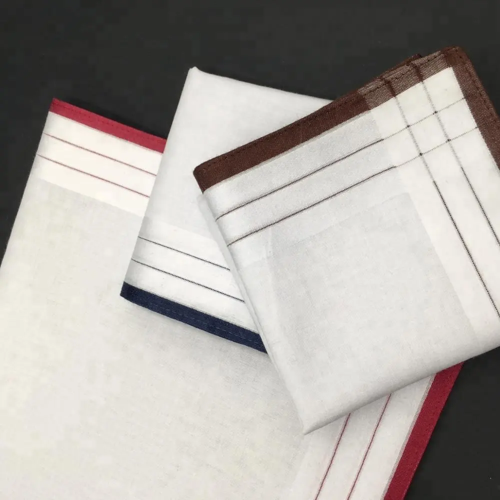 Di alta qualità del commercio all'ingrosso 100% morbido cotone organico tessuto grigio chiaro tasca quadrato di disegno stampa personalizzata tessuto fazzoletto per gli uomini
