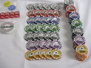 500pc 14 Gram Yin Yang Design <strong>Poker</strong> <strong>Chip</strong> <strong>Set</strong> - Product Image 2