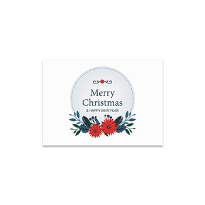 Mooie milieuvriendelijke, op maat gemaakte kerstkaarten met liefdesontwerp, papier, set van 6 met enveloppen - Product Image 3