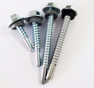 Tornillos Autoperforantes para Techo con <span class=keywords><strong>Cabeza</strong></span> <span class=keywords><strong>Hexagonal</strong></span> y Recubrimiento de Zinc 6.3x19 - Product Image 5