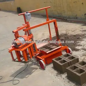 Xi măng bê tông QMR2-45 mô điện thoại di động nhỏ máy làm gạch nhỏ