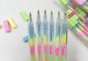 Pulpen Gel Bermerek Paket Warna-warni Pelangi Tinta Gel untuk Anak Sekolah - Product Image 6
