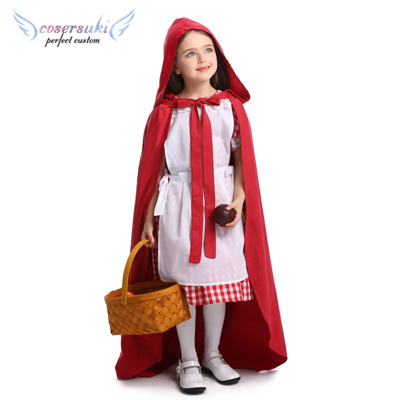 New Little Red Riding Hood Kindertag Eltern-Kind Märchen Drama Performance Kostüm