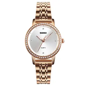 SKMEI Toptan Relojes güzel kuvars bayanlar elmas izle