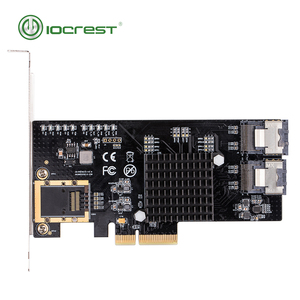 IOCREST tốc độ đầy đủ PCIe để 8 Cổng nội bộ <span class=keywords><strong>SATA</strong></span> 6g ssd Với SFF8087 thẻ với Mini SAS để <span class=keywords><strong>SATA</strong></span> cáp - Product Image 2