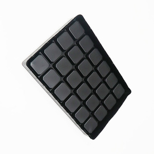 Tùy Chỉnh Dùng Một Lần 24 Ngăn 0.7Mm Đen <span class=keywords><strong>PS</strong></span> Nhựa Chân Không Hình Thành Khay Sô Cô La Chèn Cho Hộp Sô Cô La - Product Image 6