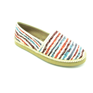 GRS New Style Most Comfortable Flat <strong>Pe</strong> Outsole Canvas Espadrille <strong>Shoes</strong> - Product Image 1