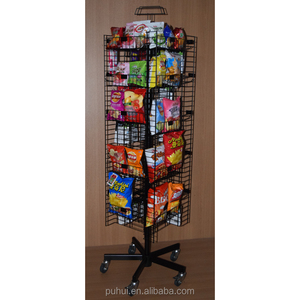 Kệ Đứng Cửa Hàng Khuyến Mãi Khay Dây Thép Tùy Chỉnh Giá Trưng Bày Kim Loại Đựng Đồ Ăn Nhẹ Đồ Ngọt Bánh Quy - Product Image 3