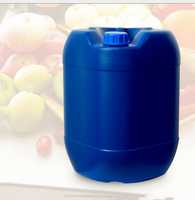 Baril plastique de haute qualité 50 m, tambour en plastique chimique, 200 Litre, haut ouvert HDPE, bleu
