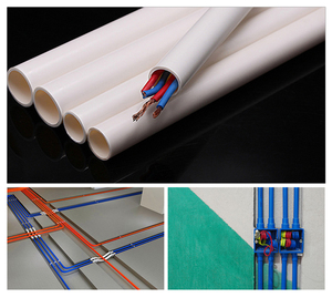 メーカー価格 25mm <span class=keywords><strong>PVC</strong></span>電線管 ブルー PVCUパイプ - Product Image 4