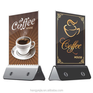 Productos Más Vendidos Menú Publicidad Banco de Potencia, 4 Outports USB Cargadores De Mesa para el <span class=keywords><strong>Restaurante</strong></span>/Cafetería - Product Image 3